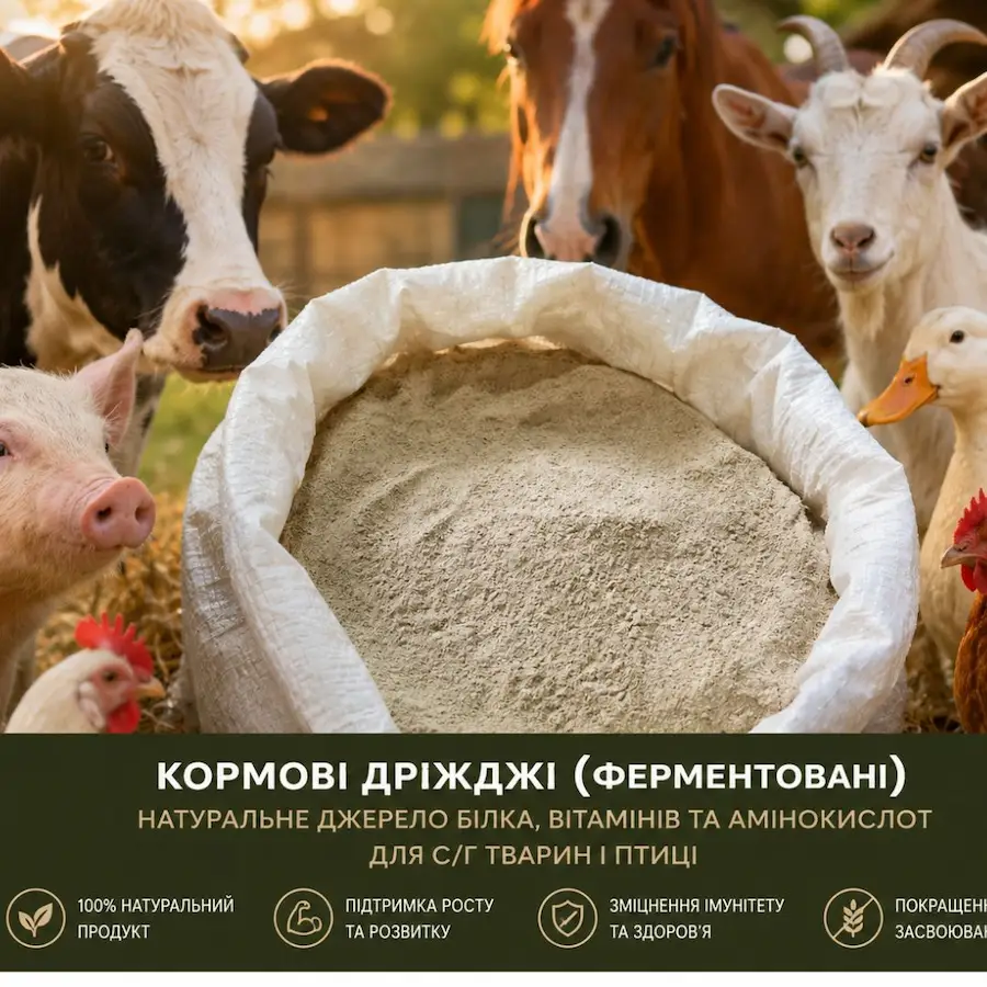 кормові дріжджі Кормові дріжджі (ферментовані)