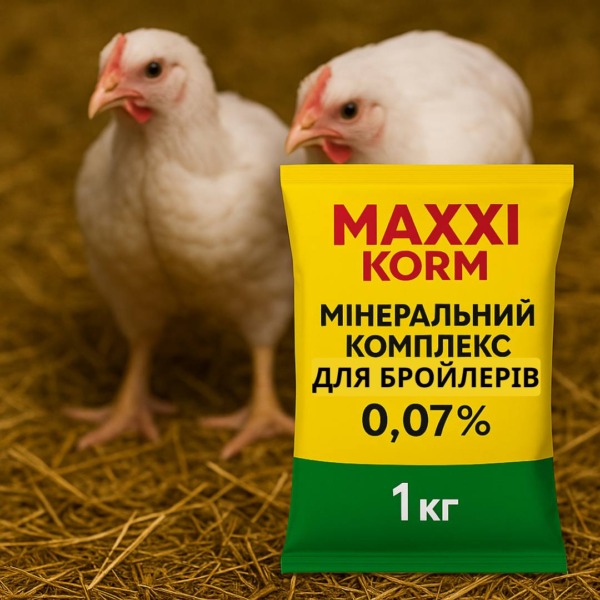 Минеральный комплекс для бройлеров, индюков 0,07%