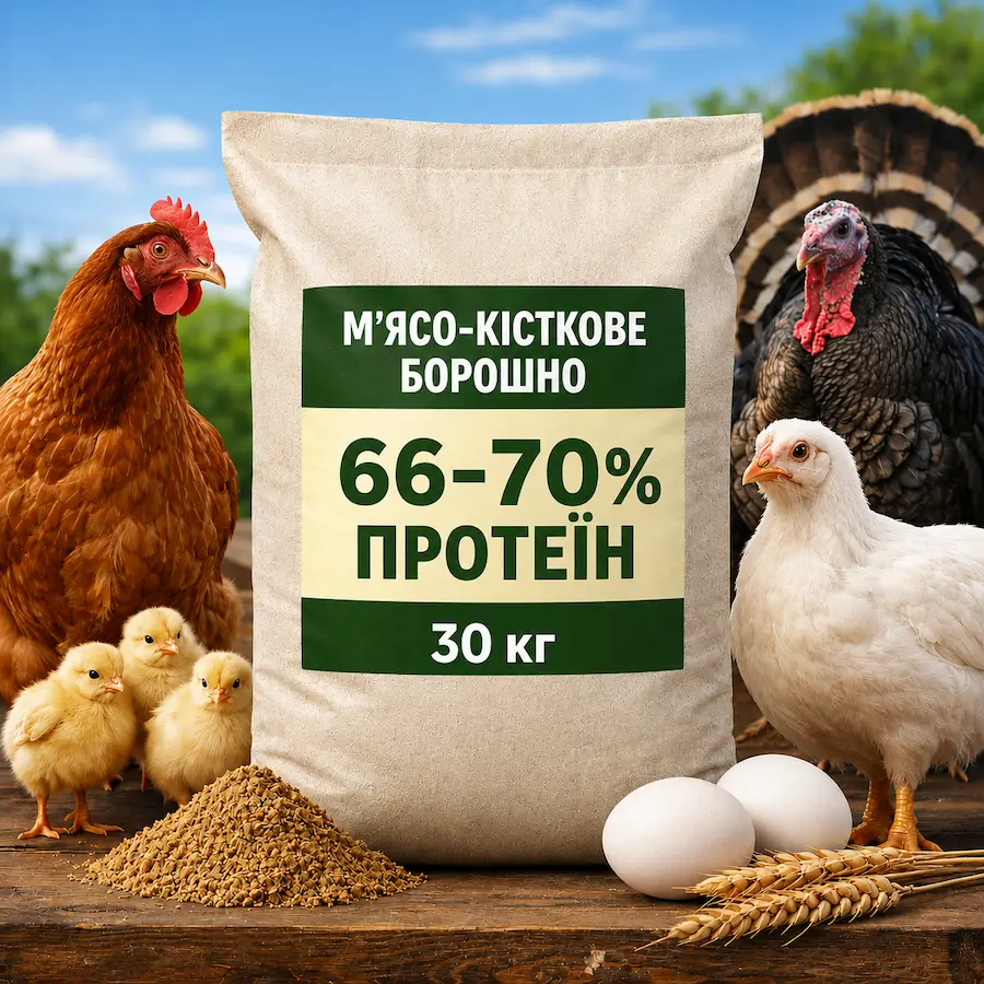 Мясо-кысткове 66-70 (1) Мясокостная мука 66-70% протеина
